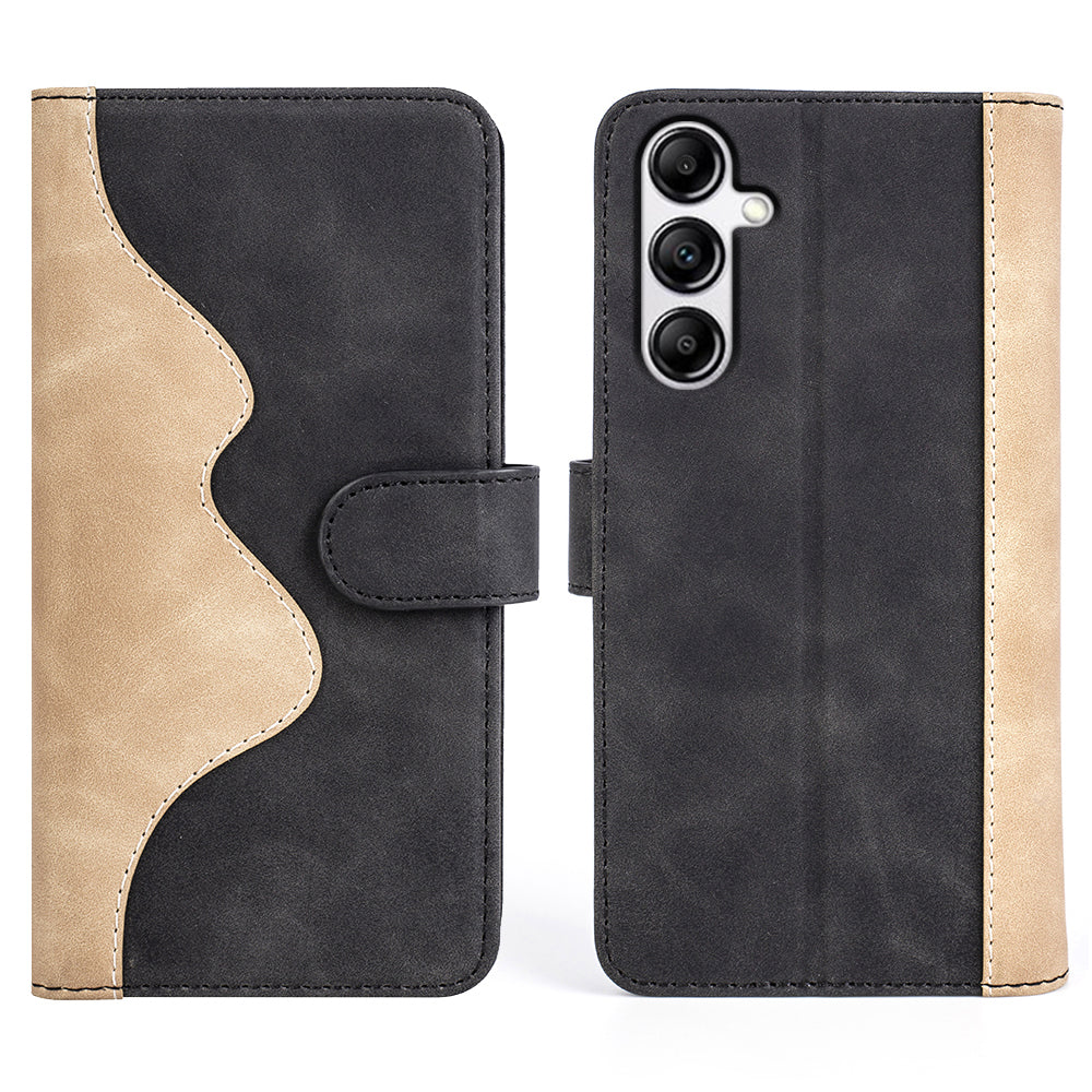 For Samsung Galaxy A34 5G Wallet Case Dual Color Splicing Stand PU Leather Phone Cover For Samsung Galaxy A34 5G Wallet Case Dual Color Splicing Stand PU Leather Phone Cover